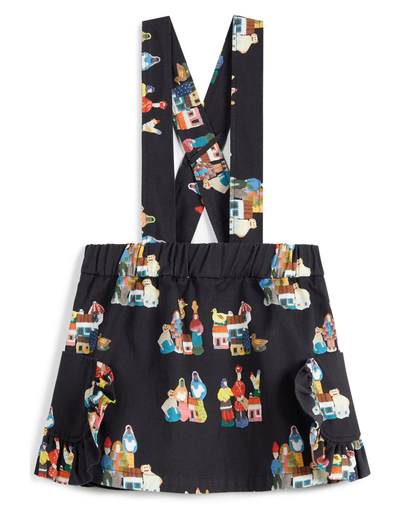 WOLF AND RITA 'Tales Of The Land And Sea' CELINA FADO Mini Skirt with Suspenders