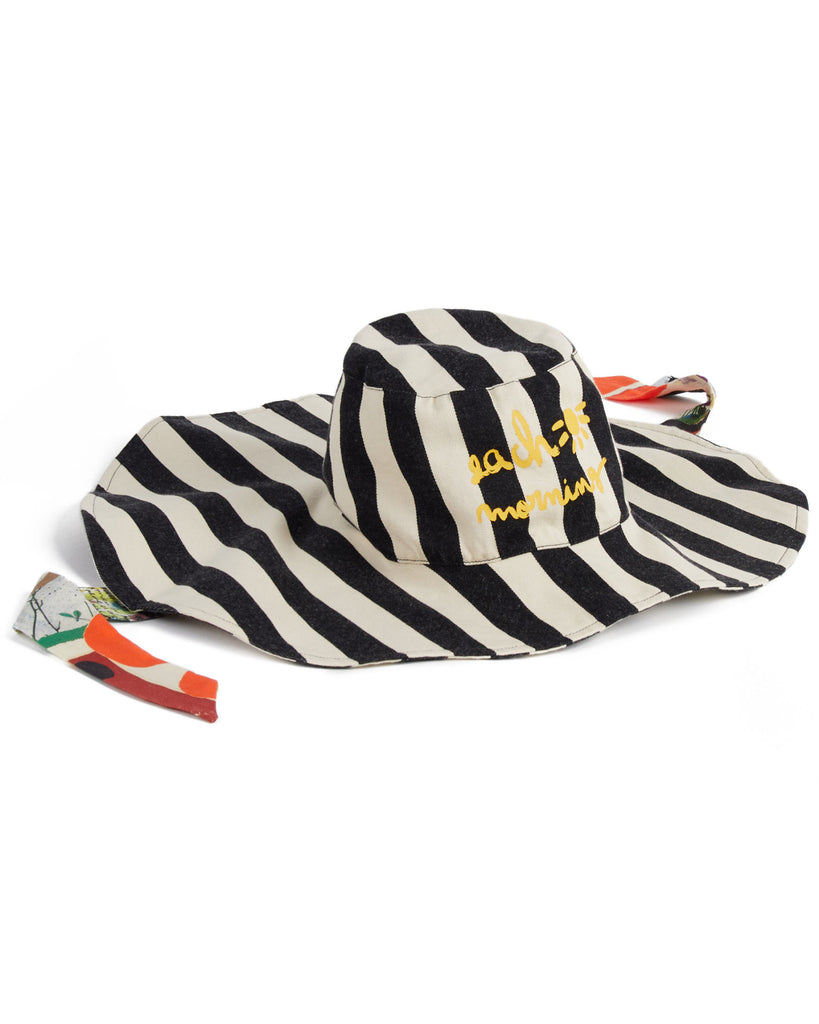 WOLF AND RITA 'A Thousand Rainbows' CAROLINA STRIPES Sunhat