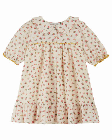 EMILE ET IDA SS25 CREAM TULIP TERRY SHORT JUMPSUIT