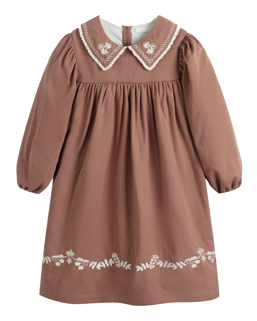 C'ERA UNA VOLTA Sofia Dress in Rust