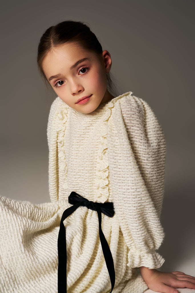 C'ERA UNA VOLTA Chalin Dress in Cream