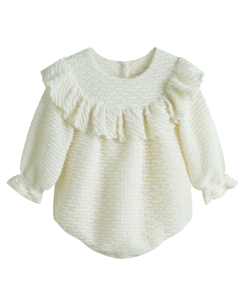 C'ERA UNA VOLTA Baby Emma Romper in Cream