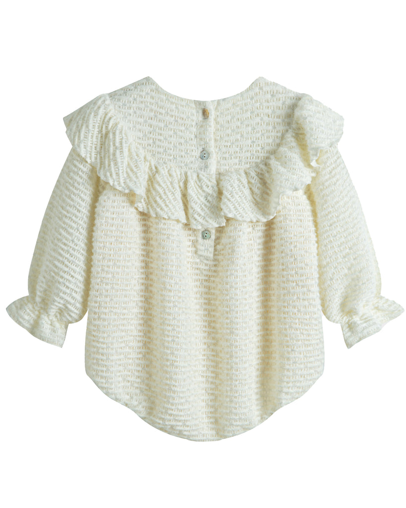 C'ERA UNA VOLTA Baby Emma Romper in Cream
