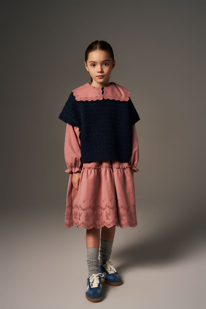 C'ERA UNA VOLTA Manola Dress in Peach