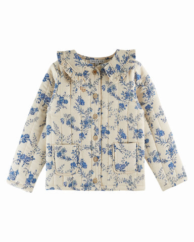 EMILE ET IDA SS25 CREAM TULIP TERRY SHORT JUMPSUIT