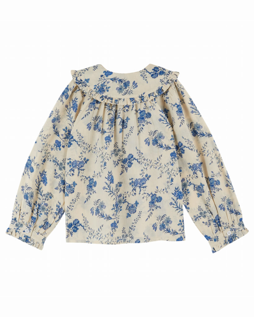 EMILE ET IDA FW25 BLOUSE TOP in BLUE ORCHID