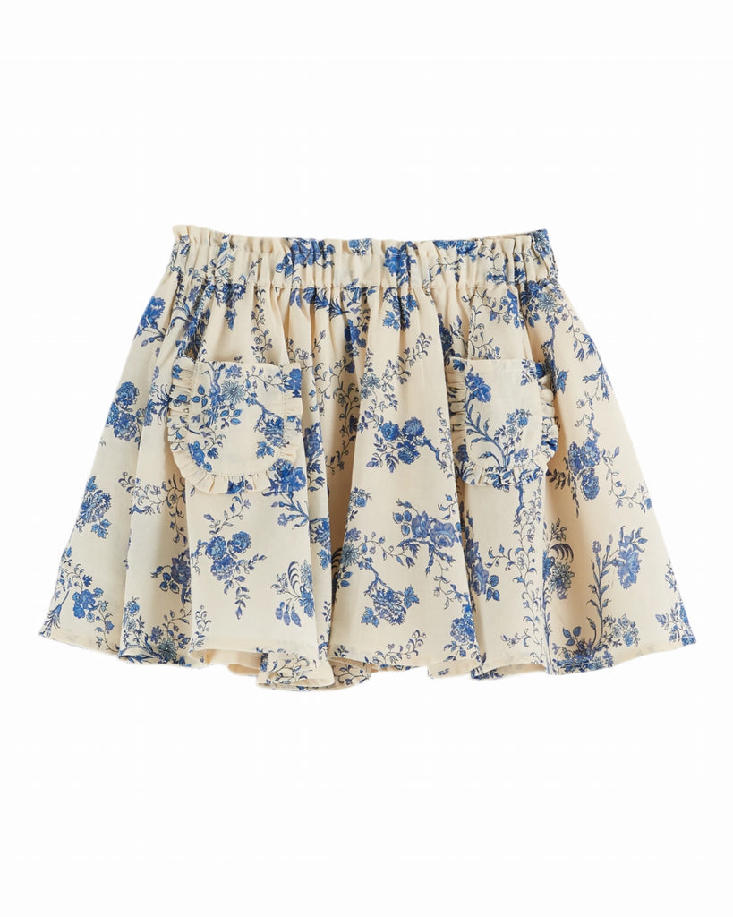 EMILE ET IDA FW25 ORCHID BLUE PETTICOAT SKIRT