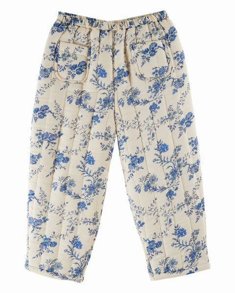EMILE ET IDA FW25 QUILTED PANTS in BLUE ORCHID