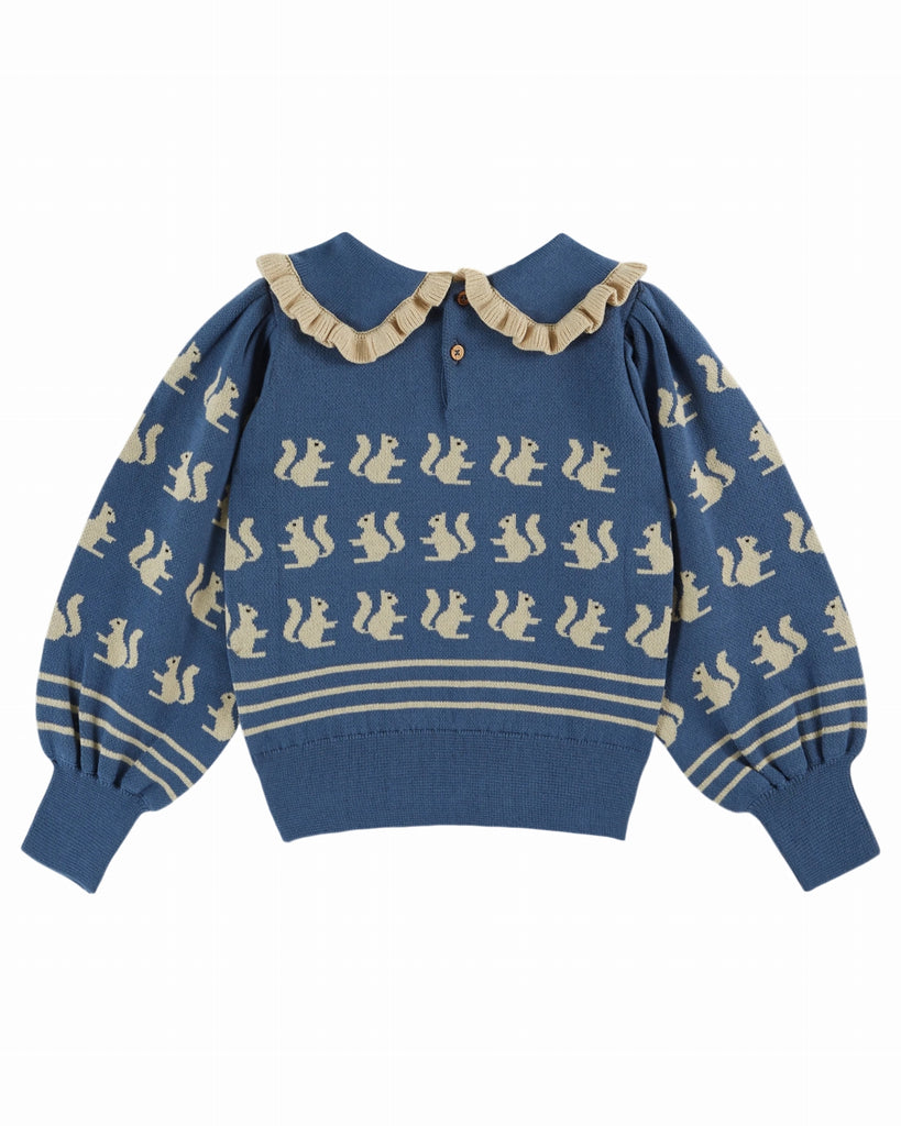 EMILE ET IDA FW25 SQUIRREL PULLOVER SWEATER