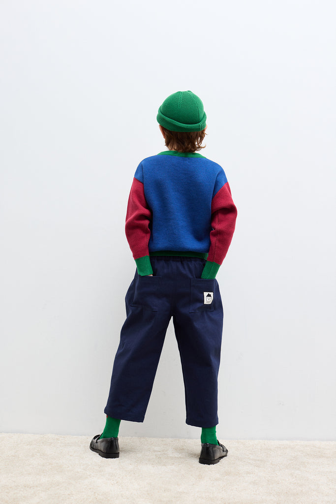 WEEKEND HOUSE KIDS 'THE GOOD NEWS CLUB' Rainy Dog Jumper Sweater