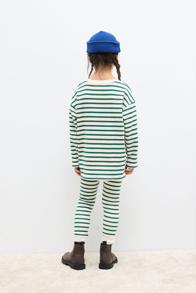 WEEKEND HOUSE KIDS 'THE GOOD NEWS CLUB' Winter garden stripped long sleeve t-shirt top