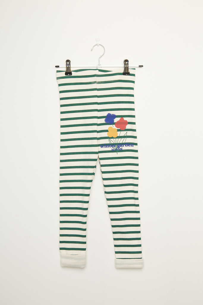 WEEKEND HOUSE KIDS 'THE GOOD NEWS CLUB' Winter garden Striped leggings