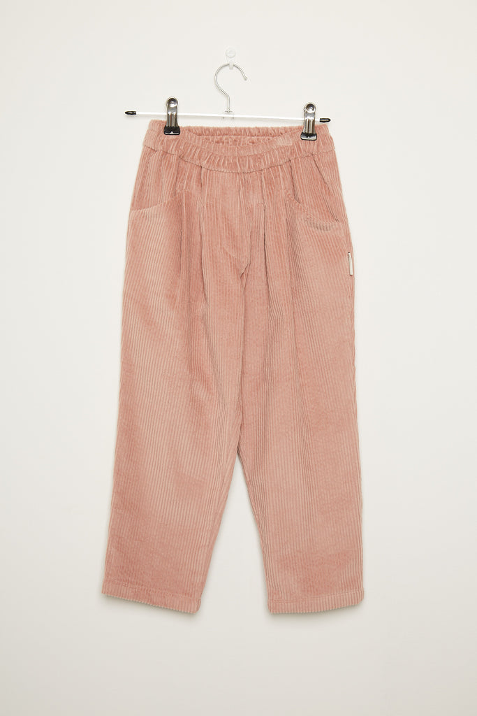WEEKEND HOUSE KIDS 'THE GOOD NEWS CLUB' Magic toothbrush corduroy carrot pants in pink