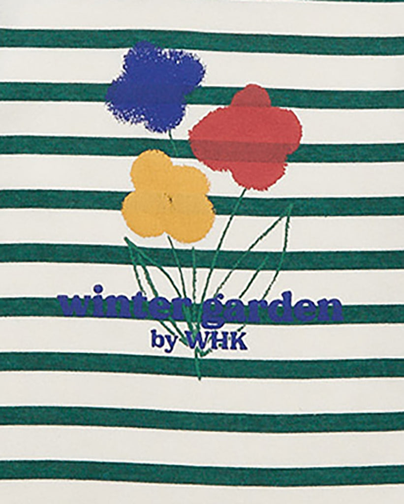 WEEKEND HOUSE KIDS 'THE GOOD NEWS CLUB' Baby Winter garden stripes long sleeve t-shirt top