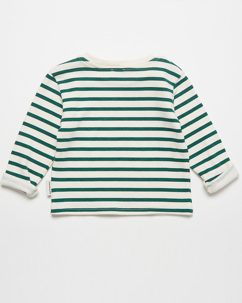 WEEKEND HOUSE KIDS 'THE GOOD NEWS CLUB' Baby Winter garden stripes long sleeve t-shirt top
