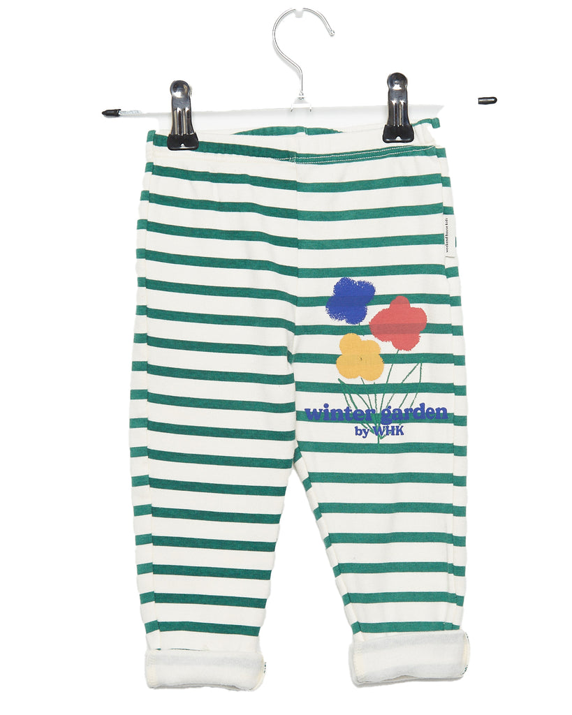 WEEKEND HOUSE KIDS 'THE GOOD NEWS CLUB' Baby Winter garden striped leggings