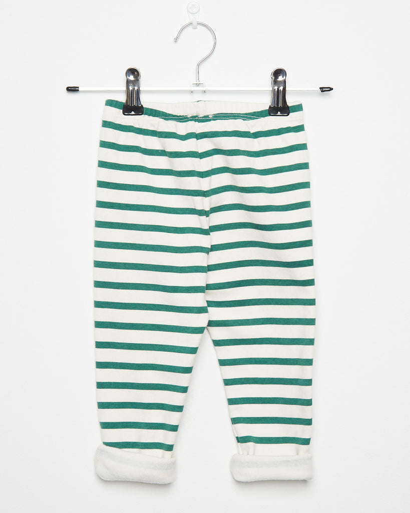 WEEKEND HOUSE KIDS 'THE GOOD NEWS CLUB' Baby Winter garden striped leggings