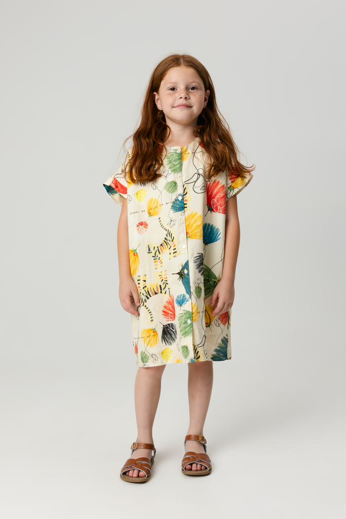 WOLF AND RITA 'The Invisible Magic Club' AMÁLIA DANDELION DRESS