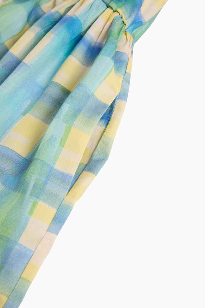 WOLF AND RITA 'The Invisible Magic Club' LUCRÉCIA GRID DRESS