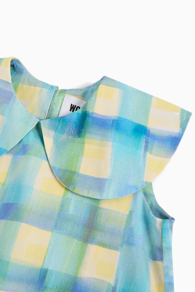 WOLF AND RITA 'The Invisible Magic Club' GABRIELA GRID BLOUSE TOP