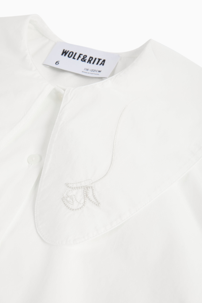 WOLF AND RITA 'The Invisible Magic Club' RAQUEL SNOW BLOUSE TOP