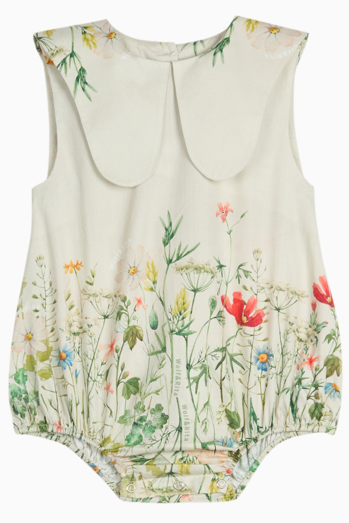 WOLF AND RITA 'The Invisible Magic Club' BABY LUNA BLOOM JUMPSUIT