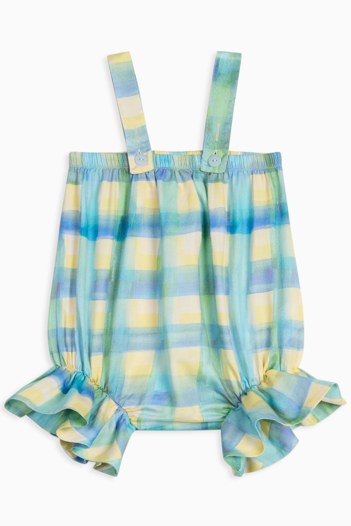 WOLF AND RITA 'The Invisible Magic Club' BABY REGINA GRID JUMPSUIT