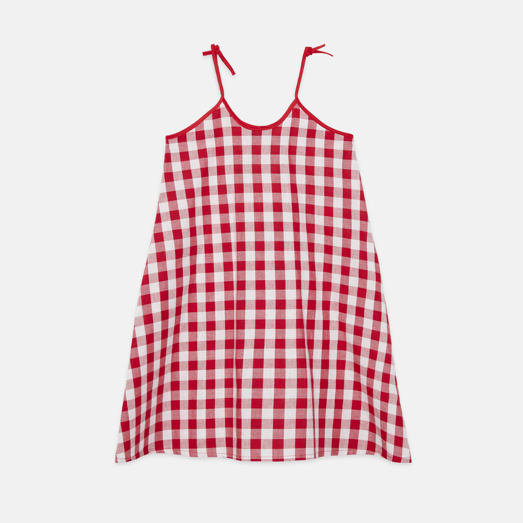 WEEKEND HOUSE KIDS SS26 'The Art of Seeing' Apple dress