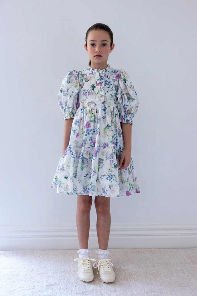 STEPH THE LABEL SS2026 Garden Print Voile Dress