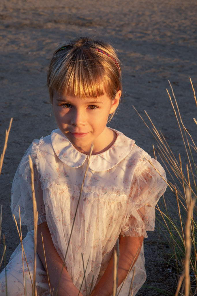 C'ERA UNA VOLTA SPRING 2026 Deborah Dress Cream Flower