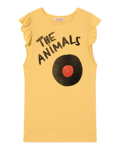 TAO The Animals Observatory Gorilla T-shirt Dress in Orange