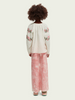 SCOTCH AND SODA Long-sleeved Floral Embroidered Shirt Blouse Top