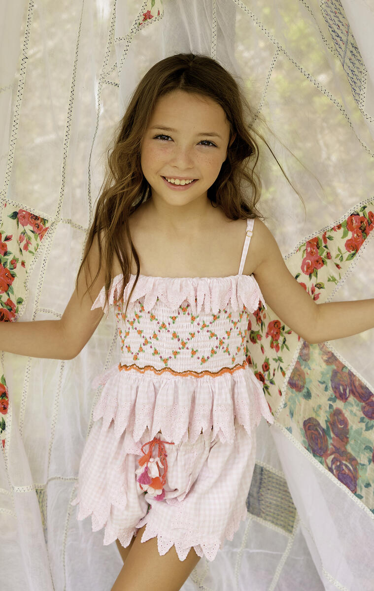 NELLYSTELLA Sawyer Shorts in Pink Gingham