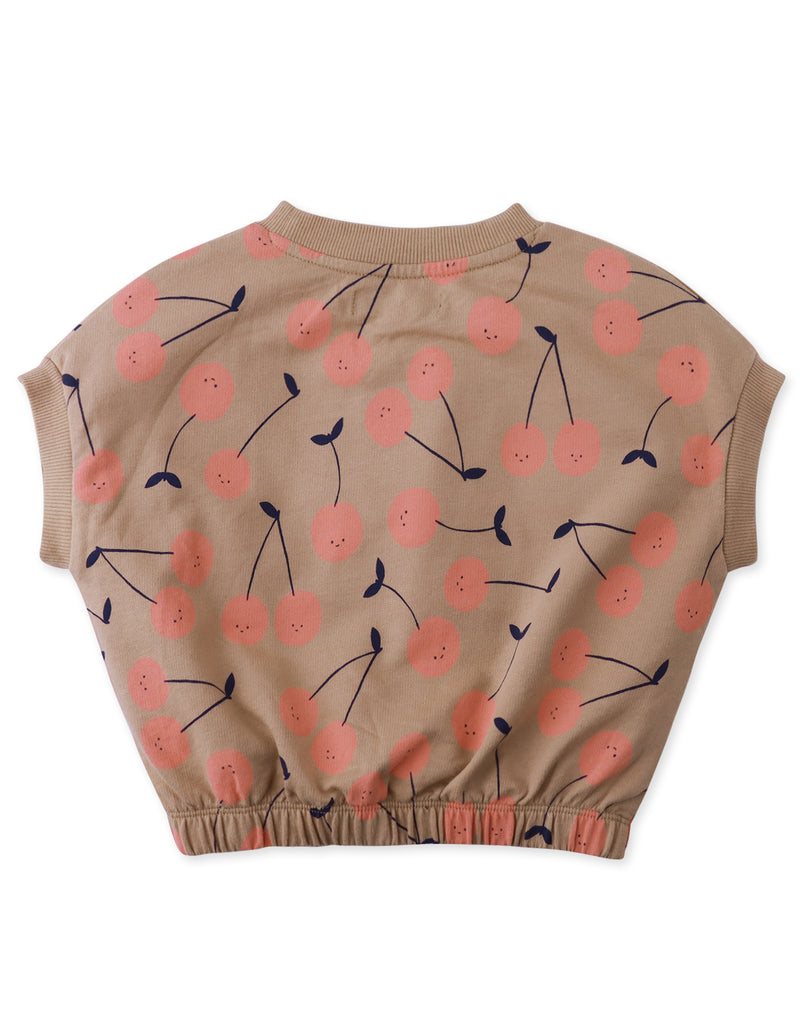 GINGERSNAPS SS26 Harper Printed Terry Tee with Elastic Waist