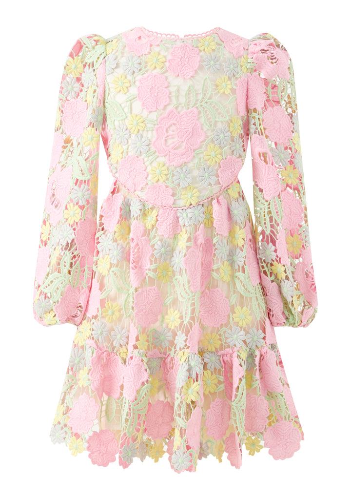 MARLO KIDS Estella Embroidered Mini Dress