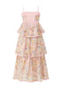 MARLO KIDS Alanna Frill Embroidered Maxi Dress