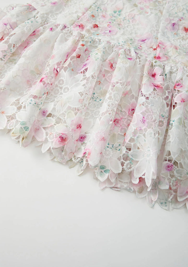 MARLO KIDS Belle Embroidered Mini Dress