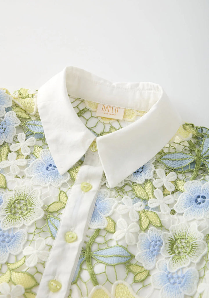MARLO KIDS Vienna Embroidered Mini Dress