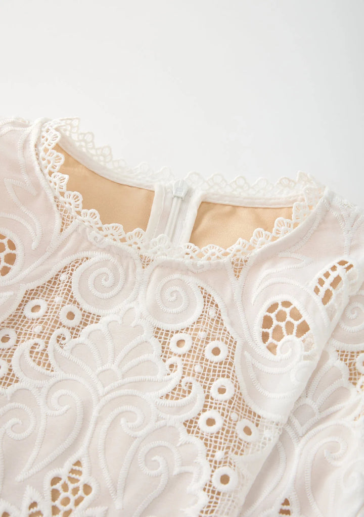 MARLO KIDS Celia Lace Mini Dress
