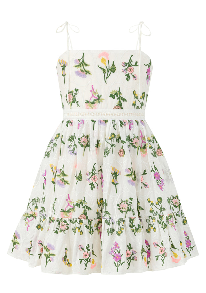 MARLO KIDS Emely Embroidered Mini Dress