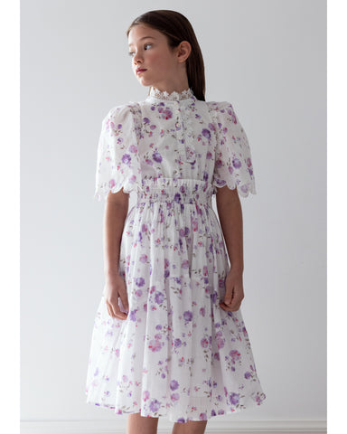petite amalie cord embroidered smock dress PETITE AMALIE BODICE CORD SMOCKED DRESS BellaKidsNY