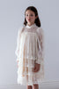 PETITE AMALIE FALL 2026 Allover Lace Ruffle Dress