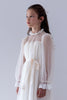 PETITE AMALIE FALL 2026 Mesh Lace Ruffle Spot Tulle Gown Dress