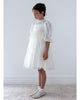 PETITE AMALIE FALL 2026 Lace Peplum Tulle Dress