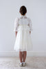 PETITE AMALIE FALL 2026 Lace Peplum Tulle Dress