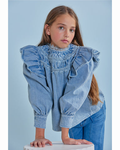 STELLA MCCARTNEY Girl Sweatshirt With Love to Dream Embroidery and Print