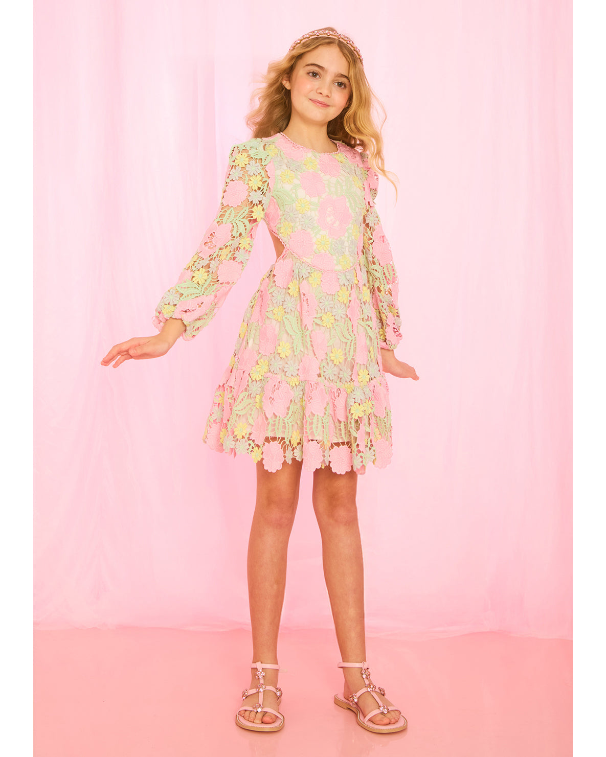 estella embroidered mini dress Marlo Kids