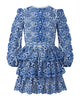 MARLO KIDS Skyla Sleeve Embroidered Mini Dress