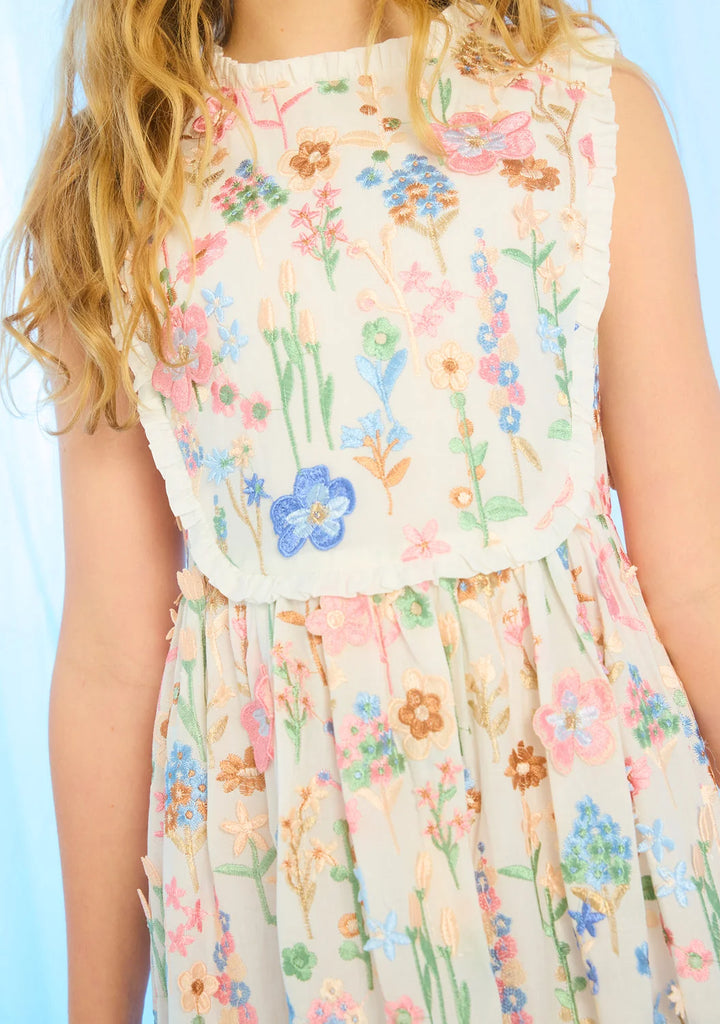 MARLO KIDS Everly Embroidered Maxi Dress