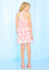 MARLO KIDS Josie Embroidered Halter Neck Mini Dres